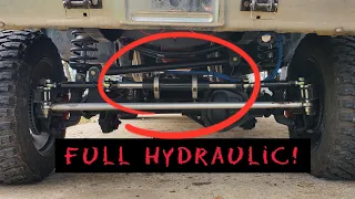 Square Body Crew Cab Build. Part 14. Full Hydraulic Steering.