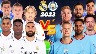 2023 Real Madrid 🆚 2023 Man. City 😲🔥 Benzema, Haaland, Vini, De Bruyne 🔥😲 LONG TEAM VS 😲🔥