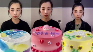 ASMR CREAMY CAKE MUKBANG | KWAI EATING SHOW| CHINESE DESSERT