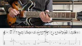 Larry Carlton Tasty Blues Lick (Tabs)