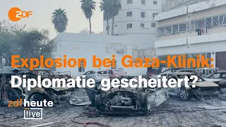 Nach Klinik-Beschuss: Droht Flächenbrand in Nahost? | ZDFheute live