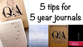 How to journal every day - 5 tips for keeping a five year journal