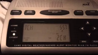 Double Header Tornado Watch #190 & Severe Tstm Warning (EAS #694-695)