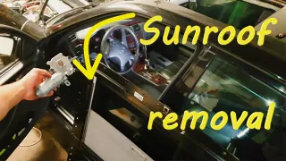 E class Sunroof Removal on W210 Mercedes E220 , E320, E270 CDI