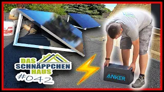 SOLARKRAFT im SCHNÄPPCHENHAUS #42 | Anker SOLIX Balkonkraftwerk mit Speicher! | Home Build Solution