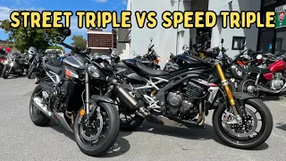 Triumph Street Triple Vs Speed Triple - Which is a better ride?