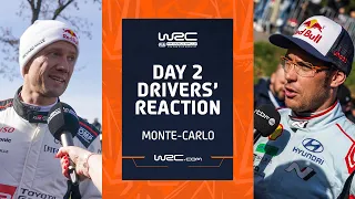 Day 2 Drivers' Reaction | WRC Rallye Monte-Carlo 2024