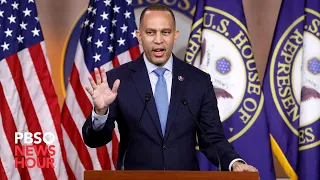 WATCH LIVE: House Democratic leader Hakeem Jeffries holds weekly news conference