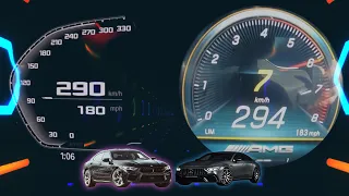 ACCELERATION BATTLE | BMW M8 COMPETITION VS MERCEDES GT63 AMG | 0-250 km/h