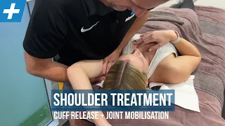 Shoulder Cuff Release and Joint Mobilisation Treatment - PART TWO | Tim Keeley | Physio REHAB