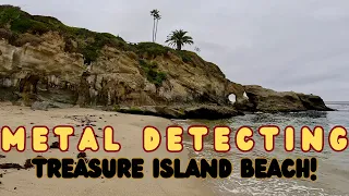 Metal Detecting Treasure Island Beach!