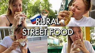 RUSSIAN STREET FOOD in RURAL Russian town