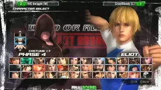 DOA5LR: Final Round 19 - Grand Final - RIG Kwiggle (Rachel; Phase-4) vs CrazySteady (Tina) - Top 8