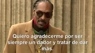 Snoop dogg discurso motivacional de agradecimiento subtitulado en español.