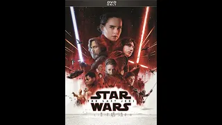 Opening to Star Wars Episode VIII The Last Jedi 2018 Disney DVD