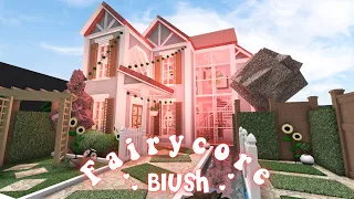 Fairycore Blush Two Story Family Roleplay Home Speedbuild and Tour   iTapixca Builds