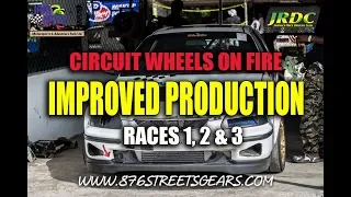 CIRCUIT WHEELS ON FIRE | IMPROVED PRODUCTION RACES 1, 2 & 3 | JAMWEST SPEEDWAY | MAY 26, 2019