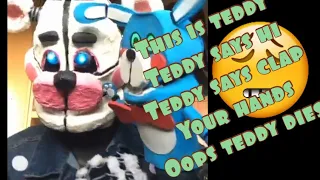 This is teddy, teddy says hi, Teddy says clap your hands oops tiktok #shorts #part4 @tiktok best of