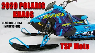 2020 Polaris Khaos Demo Ride First Impressions