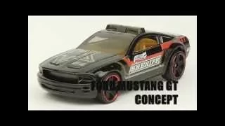 "GREASE ROD" vs "FORD MUSTANG GT CONCEPT" vs "4WARD SPEED" HotWheels #2-672