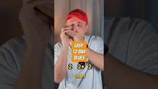 Learn this easy 12-bar blues in G, no bend, harmonica in C