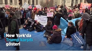 New York'da Trump karşıtı gösteri