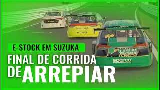 Ultrapassagem no automobilismo virtual - Corrida E-Stock #shorts