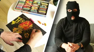 Ukrainian Soldier Uses Art Therapy for PTSD From War Prison