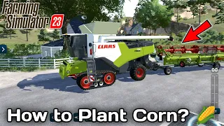 #FS23, How to Plant Corn? in Farming Simulator 23