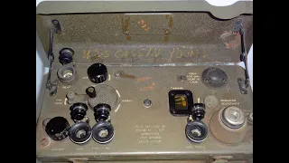 SCR300 (BC-1000) military WWII radio - history and actual on-air demonstration