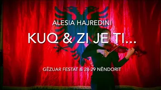 Kuq e zi je ti violin cover Alesia Hajredini