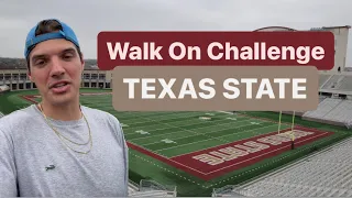 I Try To Walk Onto Texas State’s Football Field