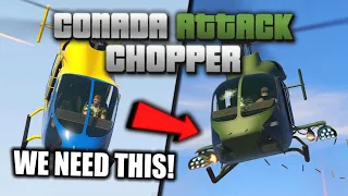 This Is The Conada Helicopter We SHOULD HAVE Gotten In GTA Online!