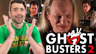 GHOSTBUSTERS 2 IS SO GOOFY and I LOVE IT!! Ghostbusters 2 Movie Reaction FIRST TIME WATCHING!