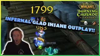 INFERNAL GLAD INSANE OUTPLAY!! | Daily Classic WoW Highlights #154 |