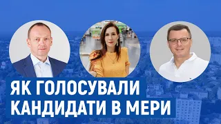 Як голосували кандидати в мери Чернігова