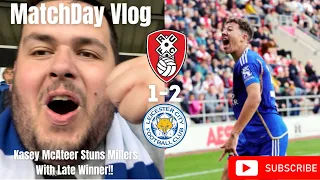 Kasey McAteer Stuns Millers With Late Winner!!|Rotherham United 1-2 Leicester City|Matchday Vlog|