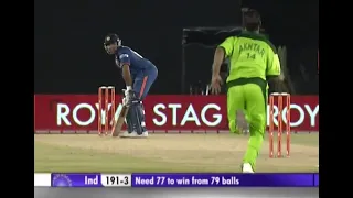 Only Time Rohit Sharma faced Shoaib Akhtar - Hits 11 Runs of 6 Balls + Funny Kamran Akmal Drop Catch