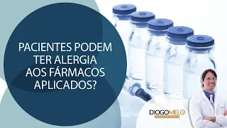 Meu paciente teve uma reação alérgica pós procedimento, o que pode ser?