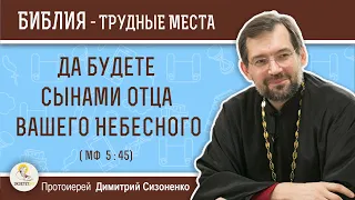 Да будете сынами Отца вашего Небесного (Мф 5:45) Протоиерей Димитрий Сизоненко. Толкование Библии