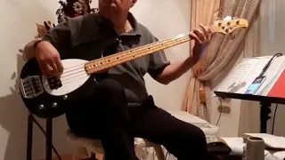 Garry More "Midnight Blues" [Bass Cover] by Ahmed Saleh
