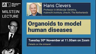 Milstein Lecture  2021 - Organoids to model human diseases - Hans Clevers