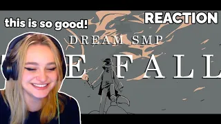 Niki Nihachu reacts to "The Fall" | Dream SMP Animatic by Sad-ist Live