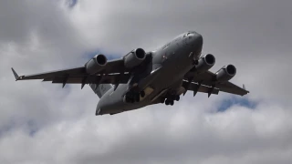 USAF Boeing C17A Globemaster III 80051 Polar21 Landing at Avalon Airport