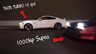 Kong 2650 ZR1 vs 1000HP Supra! Roll Night