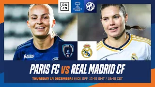 Paris FC vs. Real Madrid | UEFA Women's Champions League 2023-24 Matchday 3 Full Match