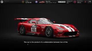 GT7: All About the 2015 Dodge Viper GT3-R