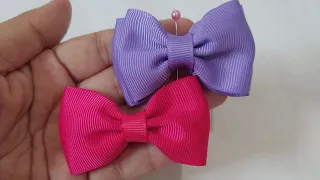 Laço gravatinha mais fácil de fazer para iniciantes 🎀