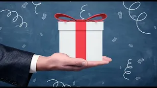 How to accept a gift.