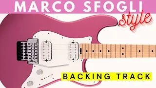 MARCO SFOGLI Modern Rock Guitar Backing Track Jam in E major